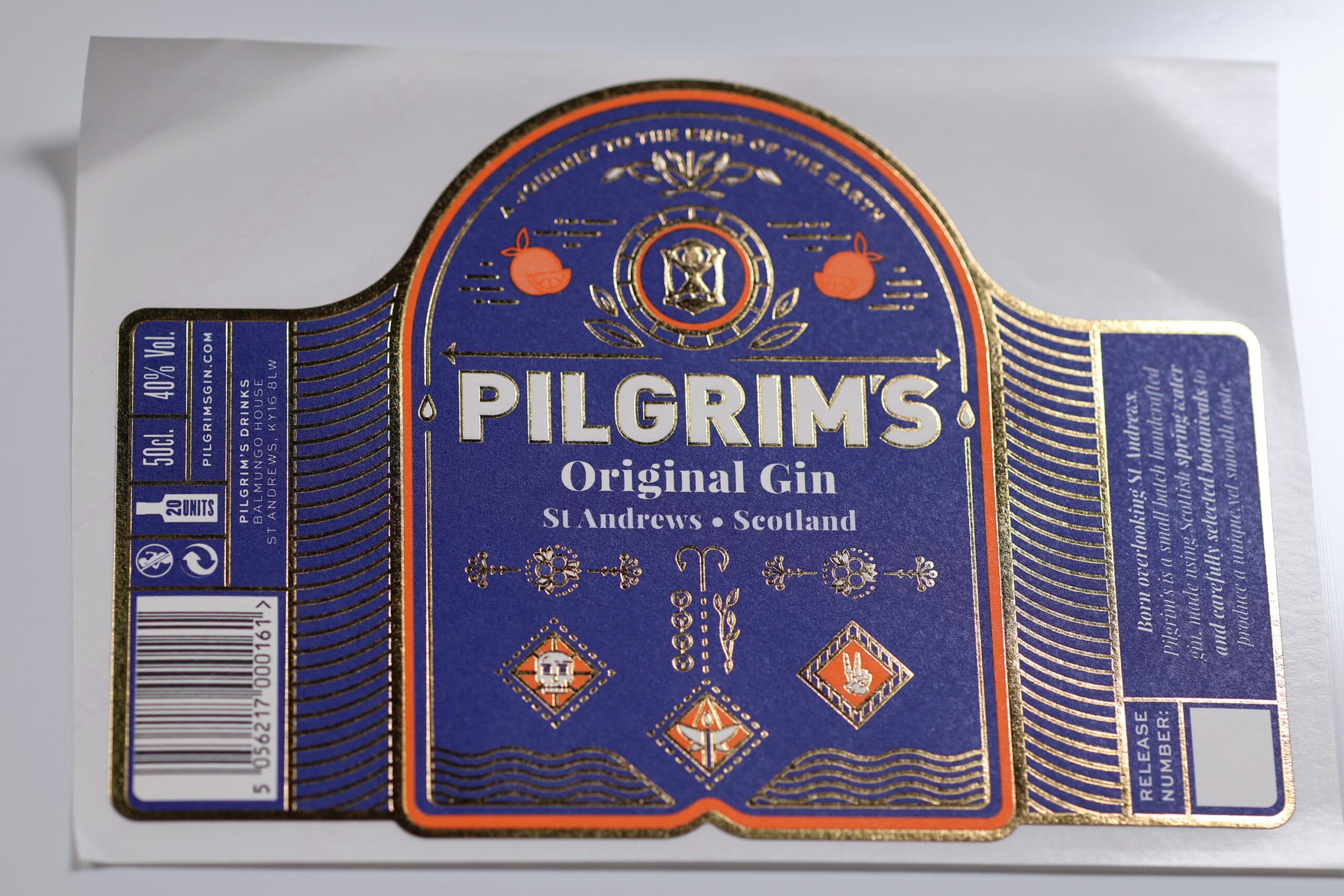 High-quality label printing with premium finish